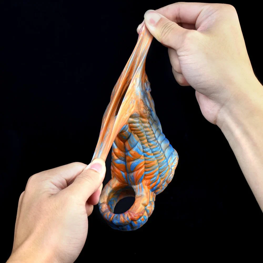 Penis Sleeve Rights Rights Game Dragon Penis Sleeve Anal Plug for Men Women