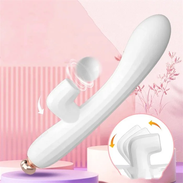 Flexible Female Vibrator with 10 Vibration Modes Sucking Feature for Adult Women Massage