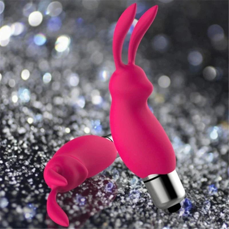 Female Masturbation Clitoris Stimulator Powerful Bullet Mini G Spot Rabbit Vibrator