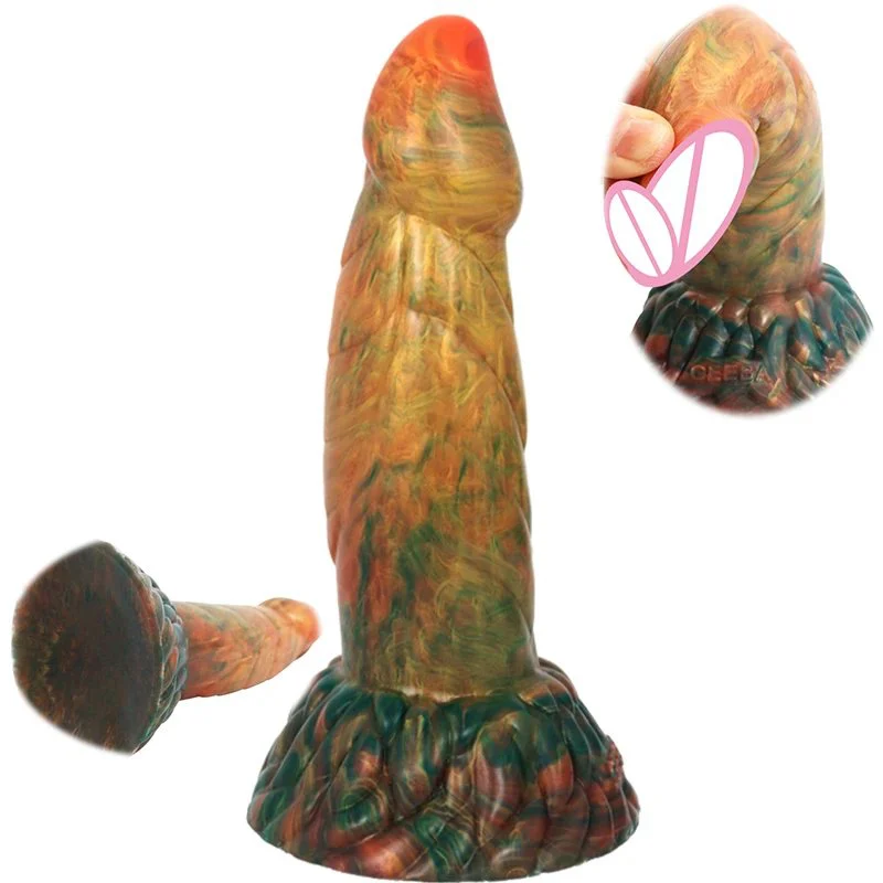 20cm Monster Dildo Gorgeous Adult Sex Toy G-spot Massage Beast Dildo Lady Sexy Toy Waterproof