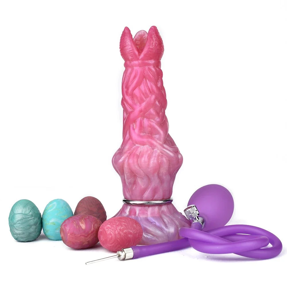 Silicone Knot Butt Plug Suction Cup Fantasy Sex Toys Not Ovipositor Color Dildos for Women