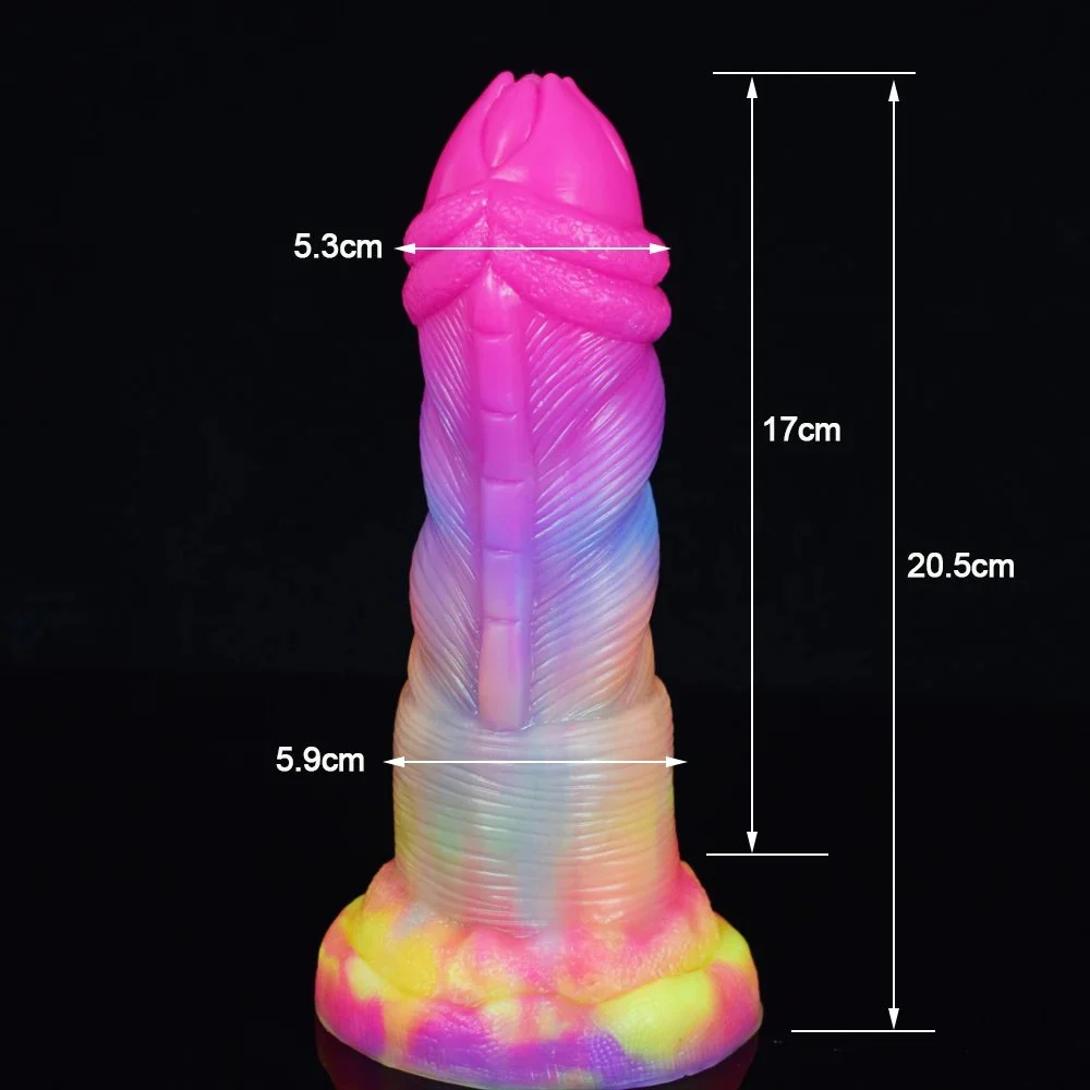 20.5cm Huge Silicone Cock Penis Realistic Rubber Huge Dildo with Sucker Alien Strap on Dildos Sex Toys Women