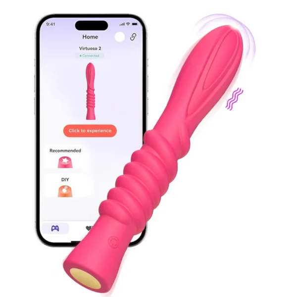 APP Remote Control USB Rechargeable 9 Vibration Modes 100% Waterproof Female Masturbation Vibrator