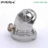 Metal Male Chastity Cage 2.6 Steel Penis Ring Cock Lock Bondage Sex Toys for Men Adult Supplies Shop