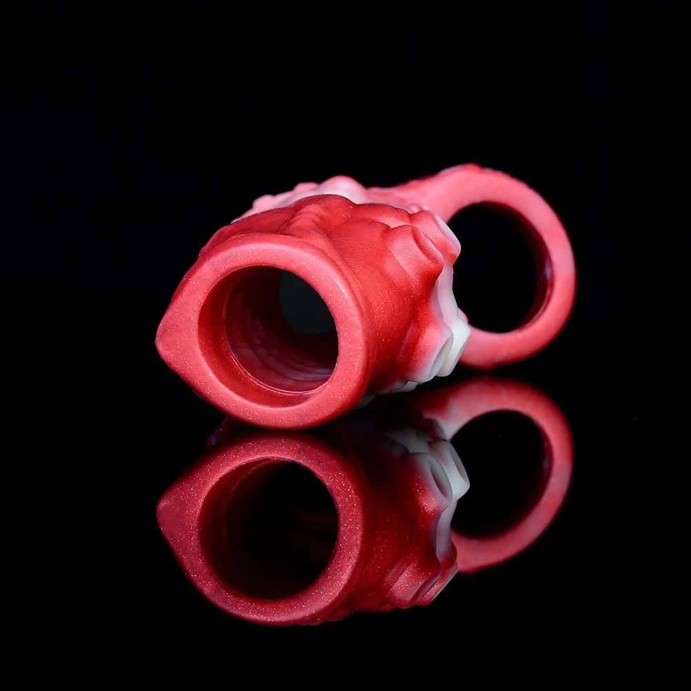 Fantasy Octopus Cock Sheath Silicone Penis Sleeve Sex Toys with Anti-off Design for Couples Sleeve Enlargement Reusable Condom
