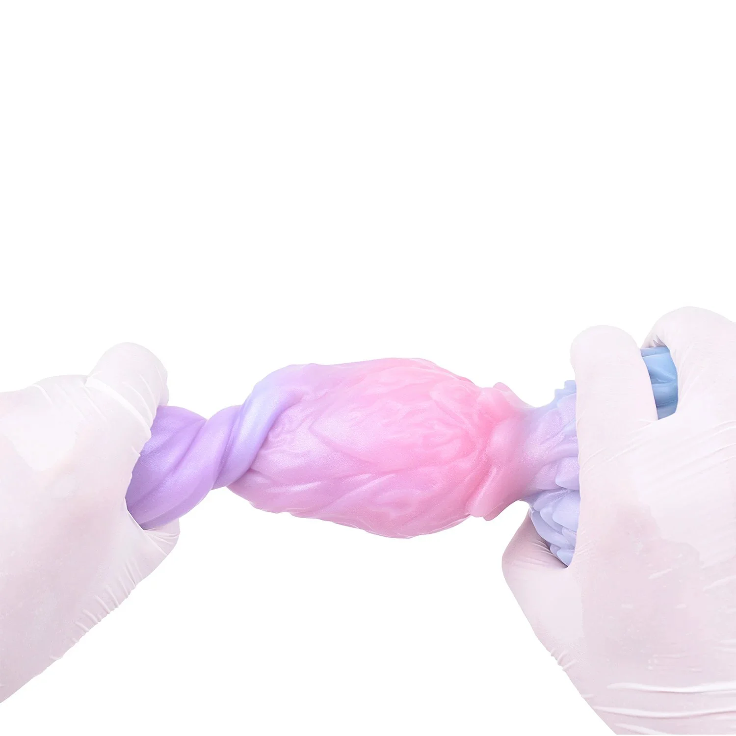 327g Inflatable Fantasy Anal Plug Dildo Couple Game Stimution Sex Toy with Strong Suction Cup