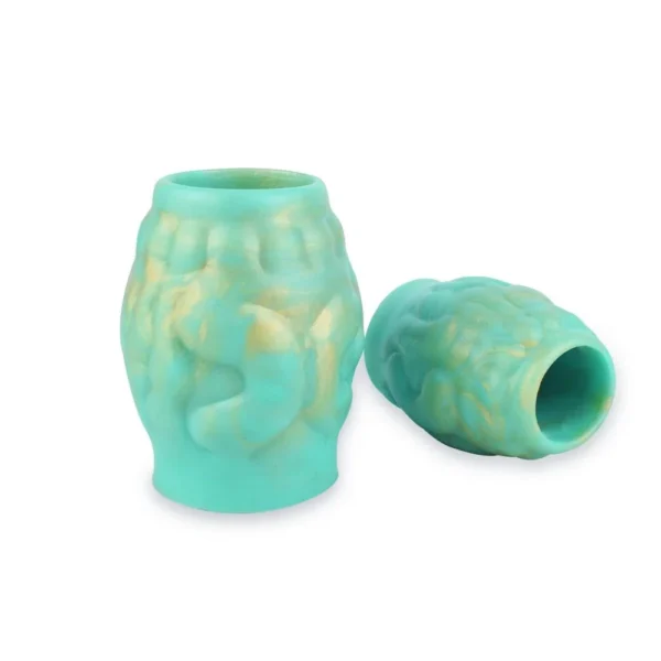 Male Penis Sleeves Delay Ejaculation Cock Ring for Couple Delay Orgasm Enlargement Sex Toys Green Dragon Reusable Condom