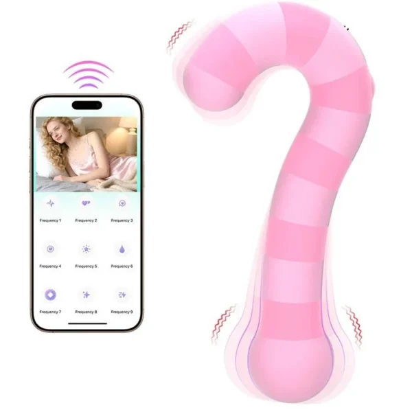 APP Control Double-headed Female Vaginal Clitoral Stimulation Vibrator Sex Toys for Women