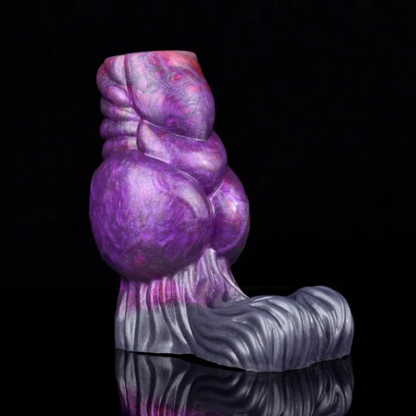 Reusable Penis Sleeve Big Animal Dildo Penis Sleeve Cover Penis Ring Delay Ejaculation Extender Reusable Condom