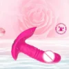 APP Remote Control Invisible Wearable Panty Vibrator Telescopic Vibrating Dildo Sex Toys for Women