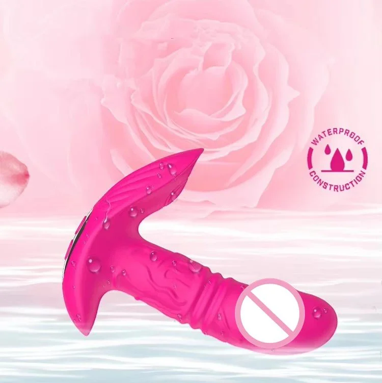 APP Remote Control Invisible Wearable Panty Vibrator Telescopic Vibrating Dildo Sex Toys for Women