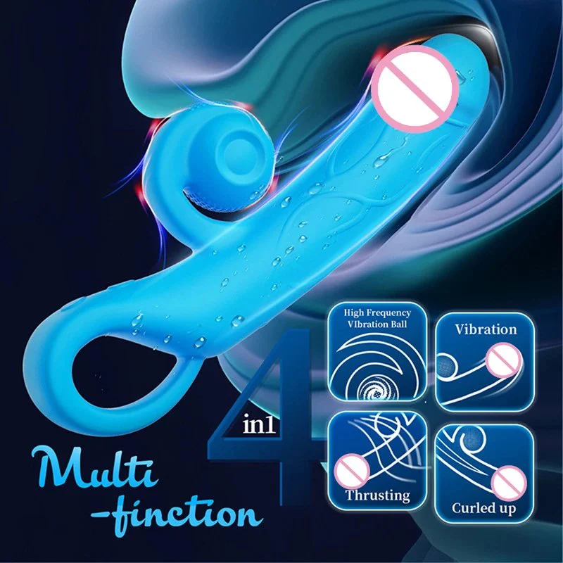 Dildo Clitoris Stimulator Massager Female Toys Sex Adult G-Spot Rabbit Vibrator Snail Vibrator Sex Toys for Women