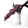 9.25 Inch Large Artificial Lesbian Strap Dildo Penis Chastity Belt for Lesbian Sex