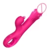 Expandable and Collapsible G Spot Clitoral Female Masturbation Vibrator Patting Handheld AV Wand Adult Sex Toys for Women