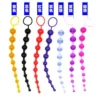 Long Beads Anal Plug Kit Popular Silicon Butt Sex Toy