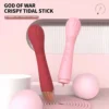 Gelance Double Head Vibrating Tongue Licking Vibrator Soft Silicone USB Charging G-spot Female Masturbation Vibrator
