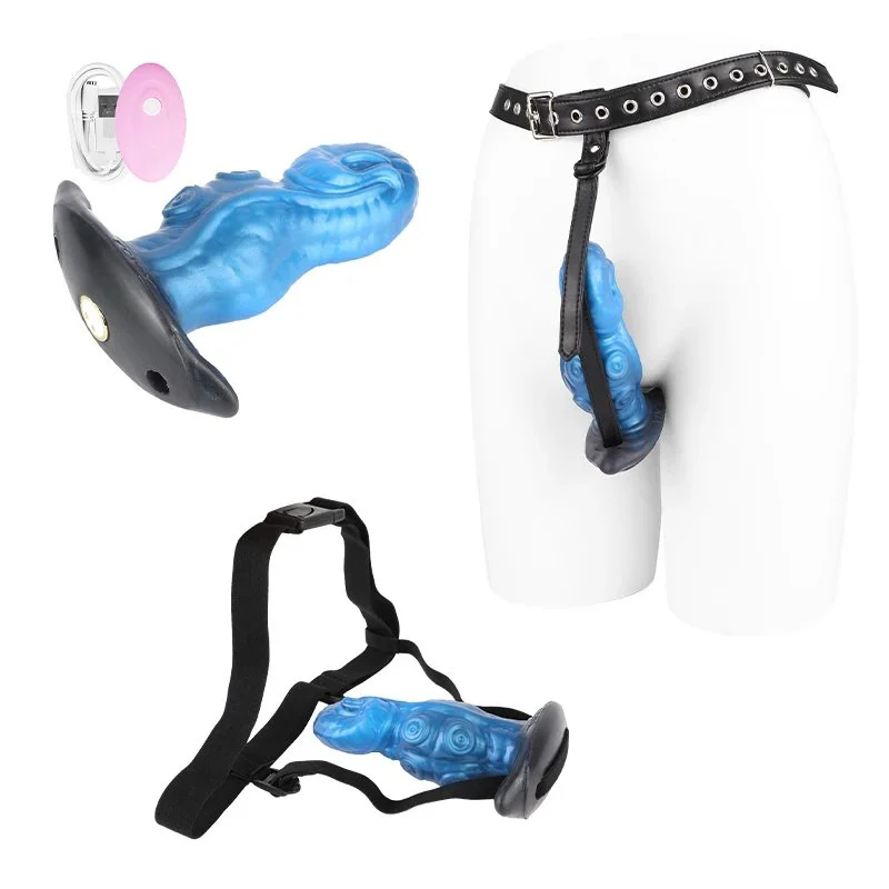 Wearing Anal Plugs Is Also Used in Female Vibrating Masturbation Products Fantasy Deep-sea Animal Anal Plug