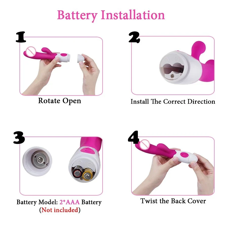Best Women's Vaginal Vibrator Handheld Massager Sex Toy Vibrating Vaginal Plug