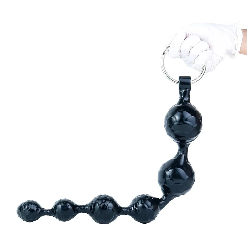 Super Long Soft Anal Beads Anal Plug Butt Dildos Anal Dilator Vaginal Prostate Massage Stimulation Sex Toy for Women Men Couples