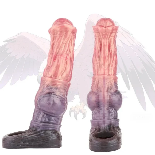 Muscular Horse Fantasy Horse-Shaped Male Penis Extender Safe Silicone Material Multiple Sizes Available Adult Toy