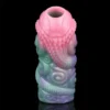 Galactic Charm Lurking Crown Male Penis Extender Effective Enlargement Safe Silicone Opening Design Dildo Cover