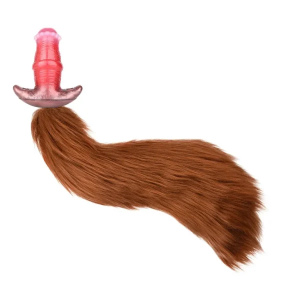 Multi-Purpose Gag Vibration Stimulation Unisex Sex Toys Fetish Horse Dildo Anal Plug Wearable Plush Tail Sex Toy Set