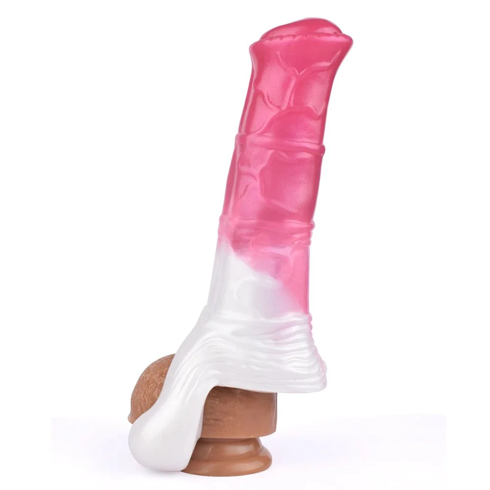 Horse Penis Sheath Cock Enlargement Fantasy Animal Reusable Condoms Sex Toys for Couple