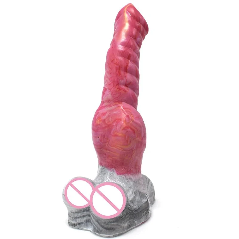 10 Inch Wolf Dildo Kinky Realistic Animal Vibrator Massager Sex Toy Gorgeous Gory Color Vibration Waterproof