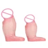 Larger-sized Silicone Penis Sleeve with an Enlarged Penis Opening Design Offering a Realistic and Immersive Experience