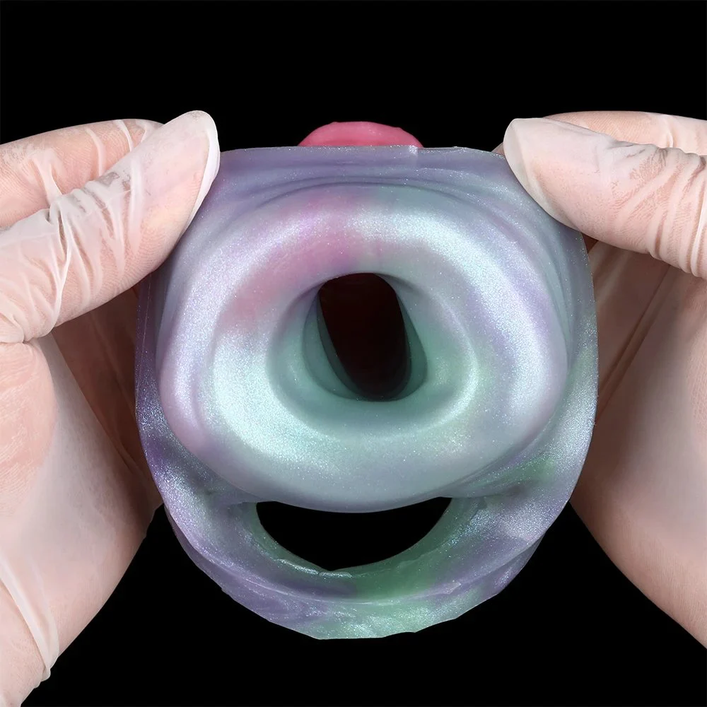 Sex Toy Plastic Penis Sleeve, Penis Sleeve Fantasy Sex Toys for Male Reusable Silicone Penis Extension Sleeve Men Sex Toys