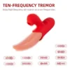 Female Slapping Licking Vibrator with Sucking Vibration 10 Frequencies for Enhanced Pleasure