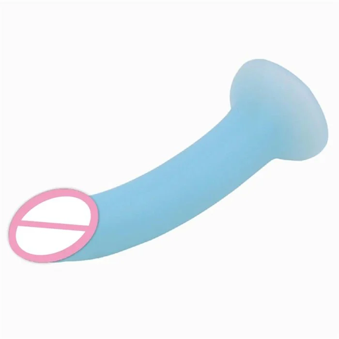 190mm Soft Silicone Strap-On Dildo Colorful PVC Realistic Sex Toys for Women Adult Use