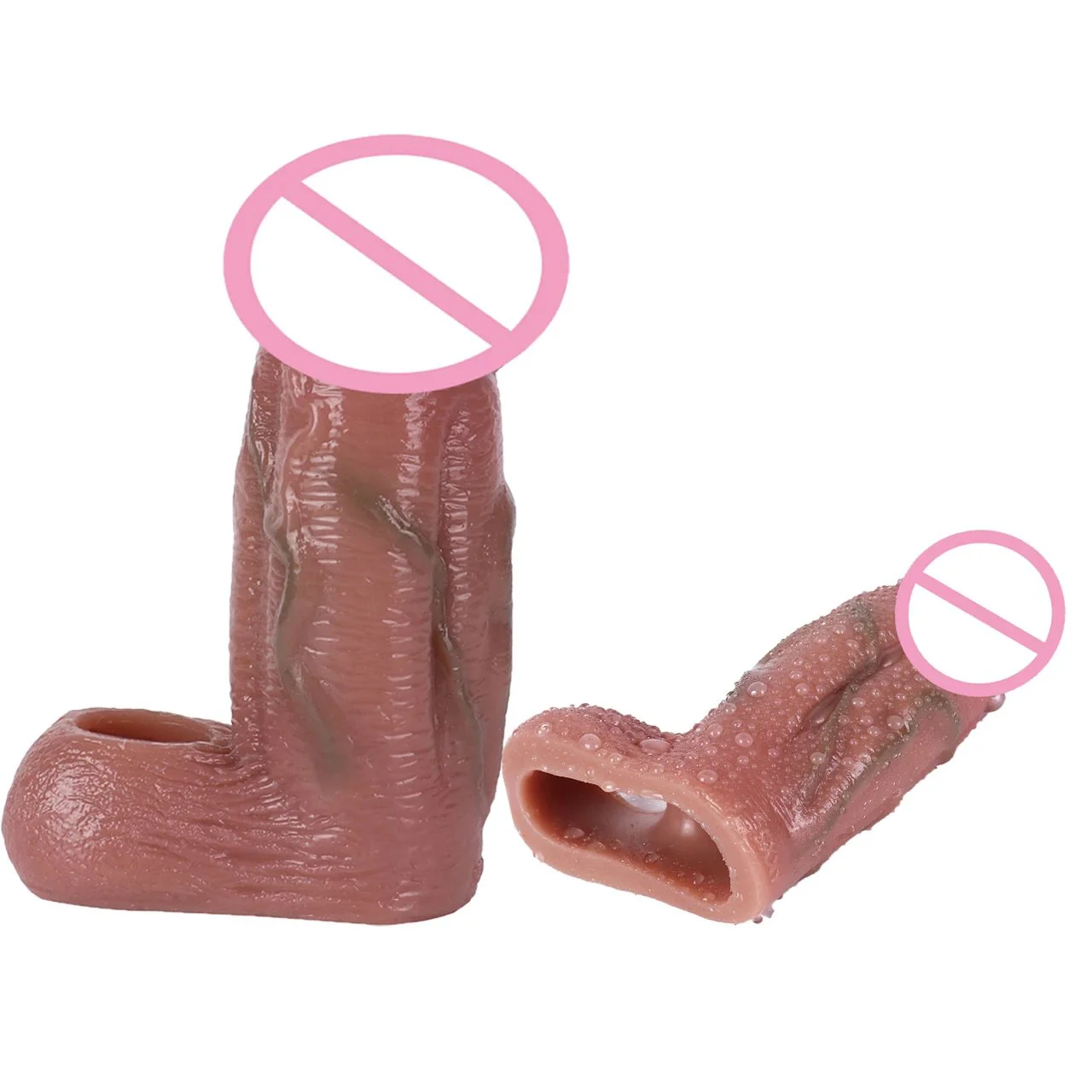 Realistic Men Penis Sleeve for 18+ Adult Anti-off Design Male Glory Gift