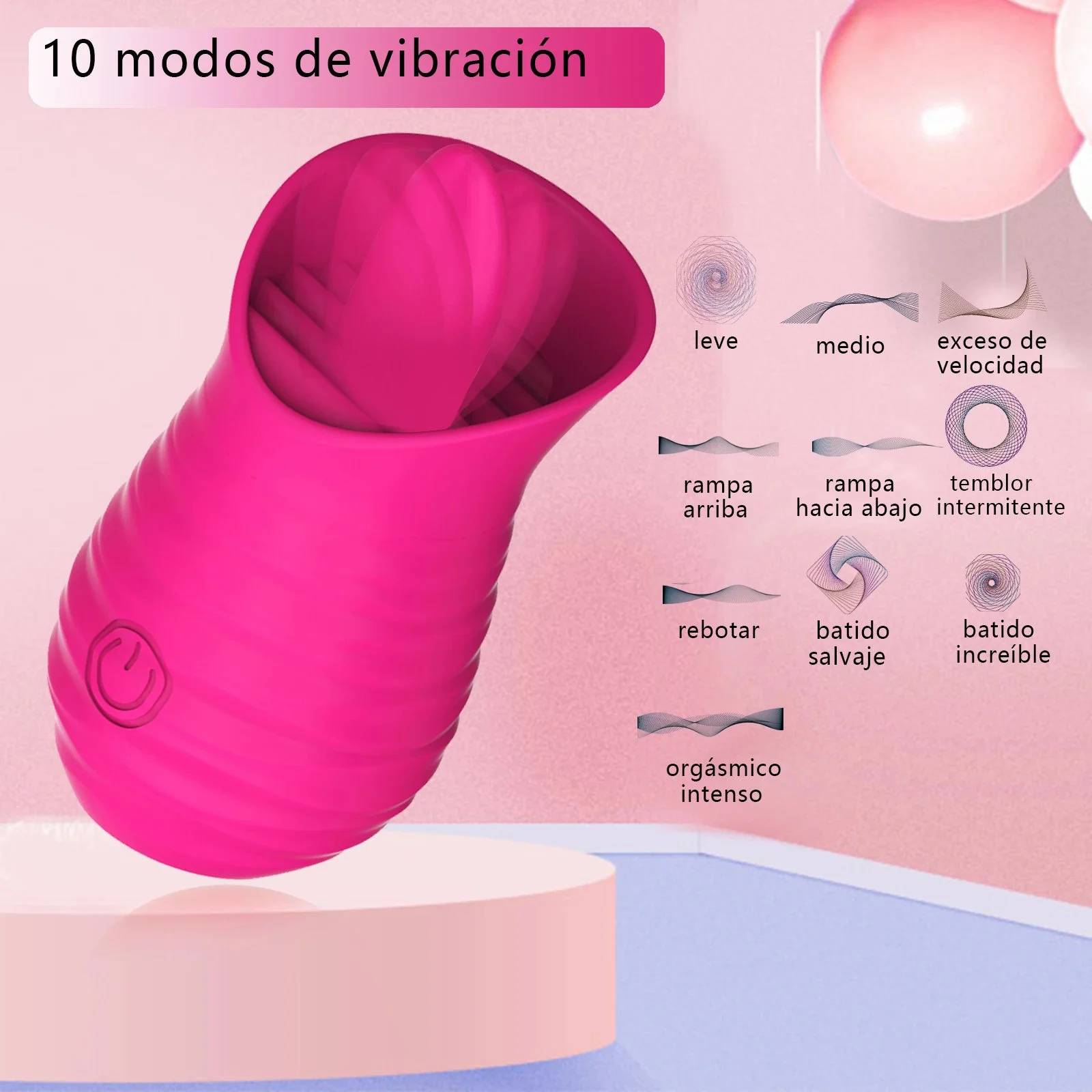 Clitoris Vagina Massage Nipple Rose Clitoral Sucking Licking Tongue Vibrator