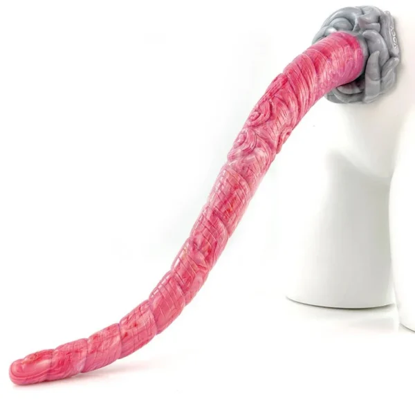 16.9 Inch Long Butt Plug Unicorn Fantasy Luminous Dildo Soft Silicon Anal Plug for Men Women