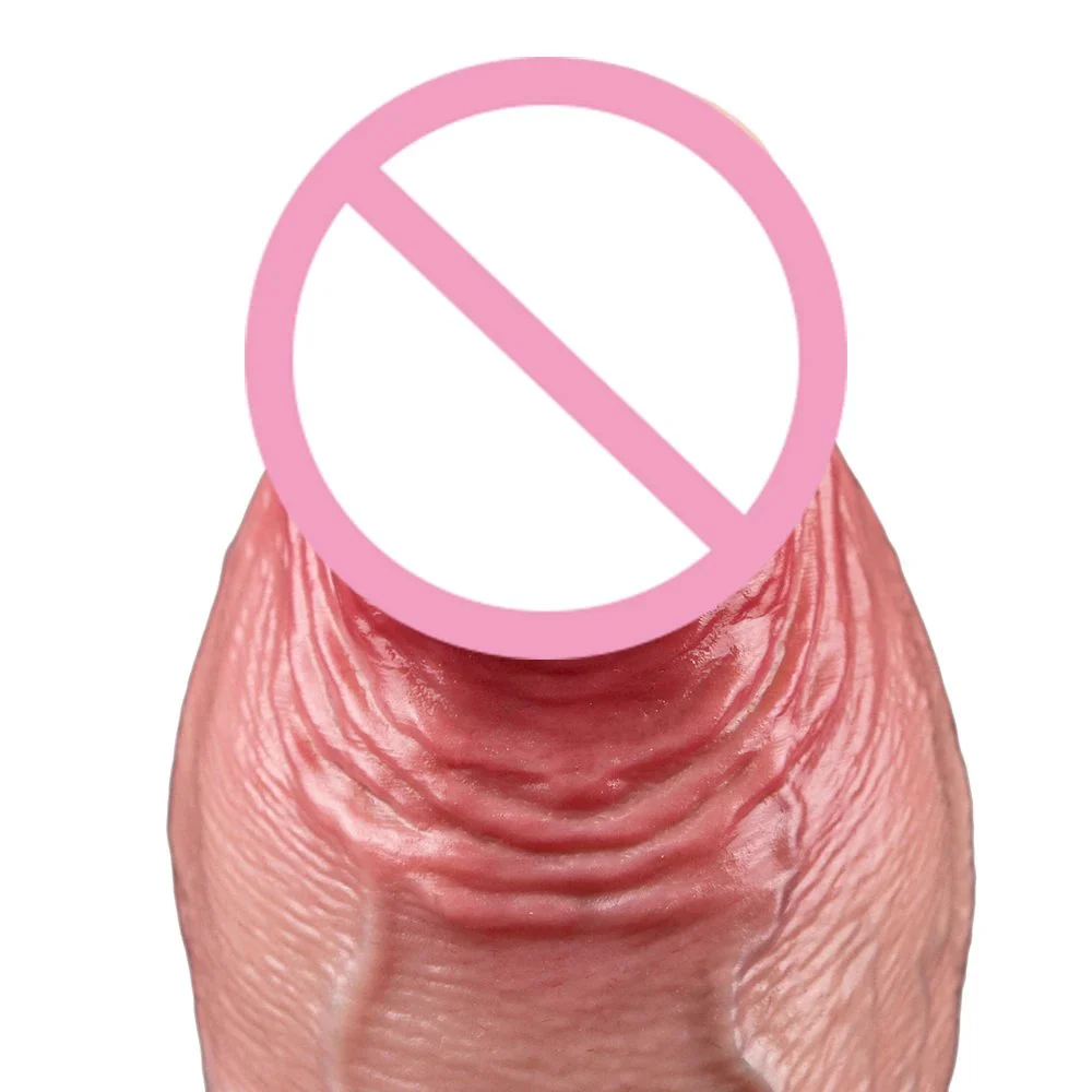 Realistic Liquid Silicone 6''Penis Sleeve Reusable Cock Extender for Men Penis Sleeve Enlarger Set Delay Ejaculation Sex Toy