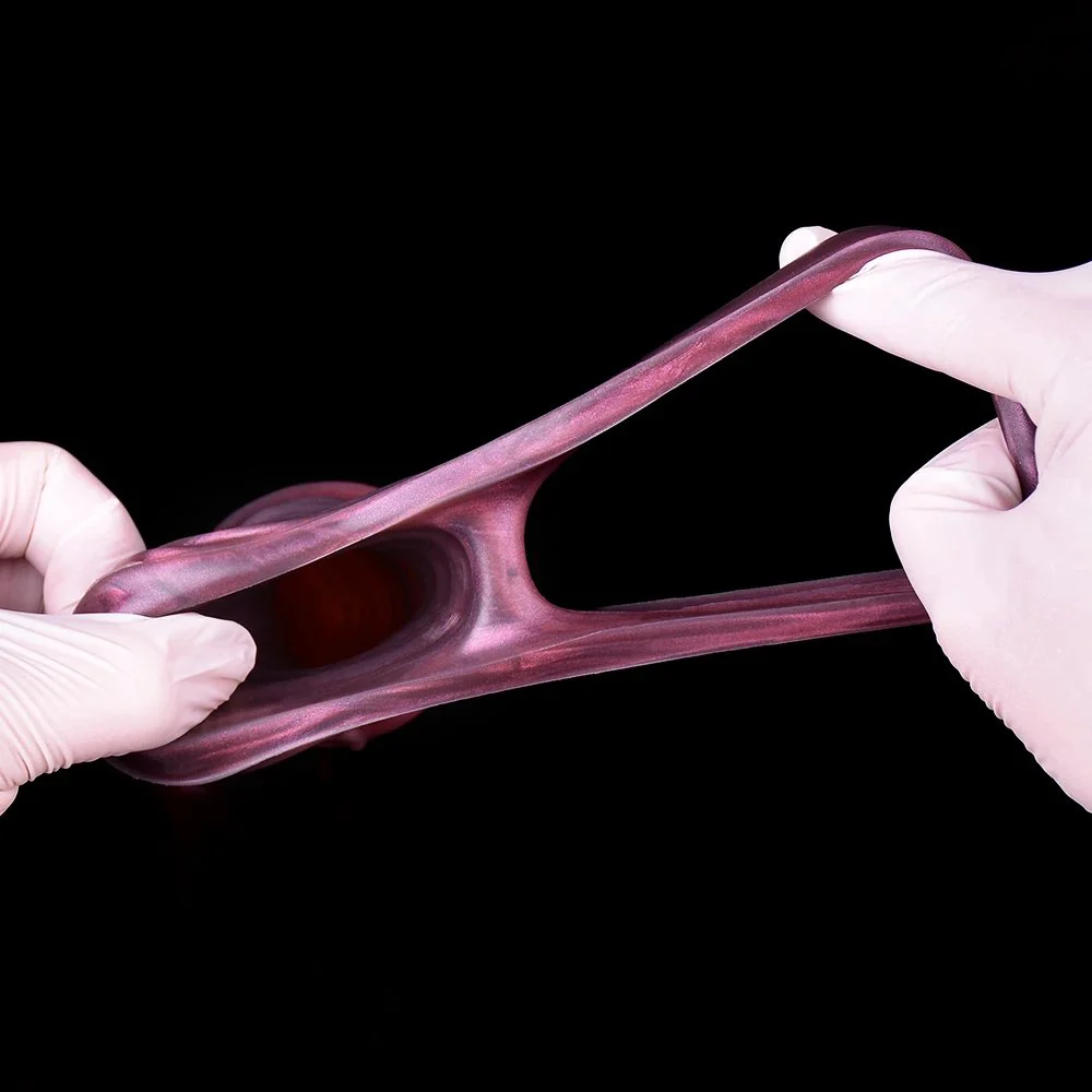 Silicone Horse Penis Extender Sleeve Delay Ejaculation Cock Ring Glan Cover Enlargement Adult Sex Product for Men
