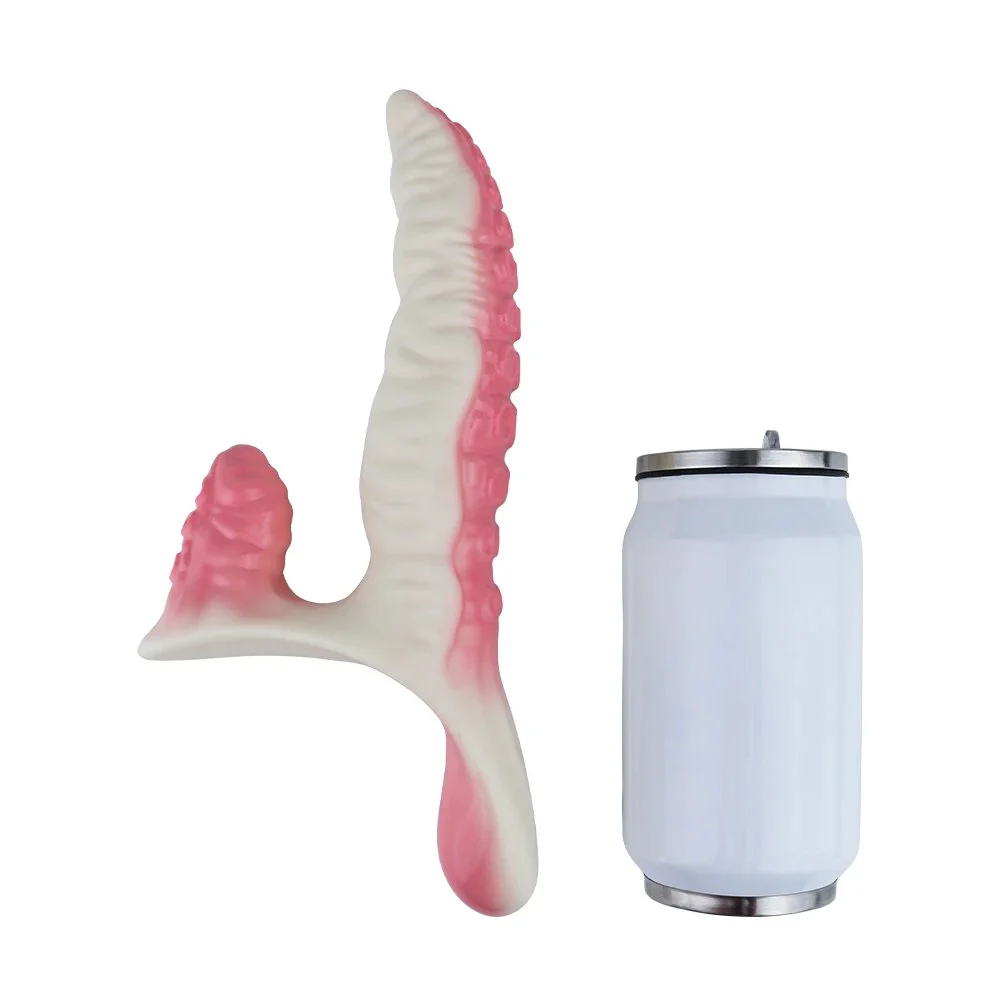 Dual-Wearer Three-Point Vibrating Fantasy Dildo Vibrating Masturbator for Women 3 Speeds + 7 Vibration Frequencies