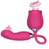 Adult Sex Toys Rose Toy Vibrator with Tongue for Woman 3 in 1 Rose Sex Stimulus Vibrator