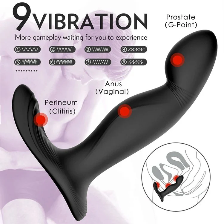 Prostate Massager Plug Vibrator Men Anus Climax Butt Anal Plugs Sex Toy for Man Masturbator