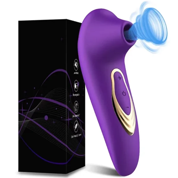 Female Masturbation 10 Modes USB Women Sex Toys G Spot Clitoral Nipple Sucking Vibrator