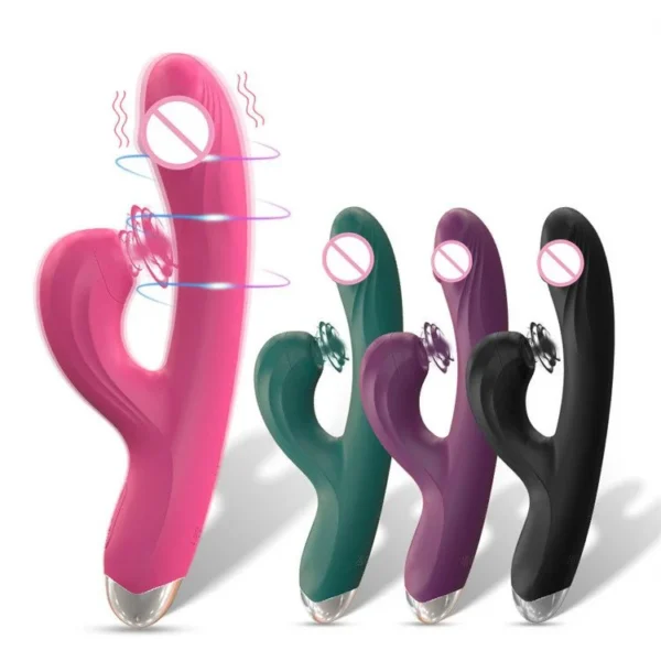 Rechargeable AV Wand G Spot Dildo Massager Vibrator Dildo Sucking Vibrator for Women Sex Toys