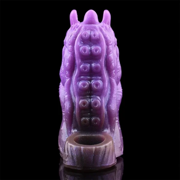 Reusable Soft Penis Sleeve with Extender and Enlarger Enhancing Erection Cock Sleeve for Male Sex Game