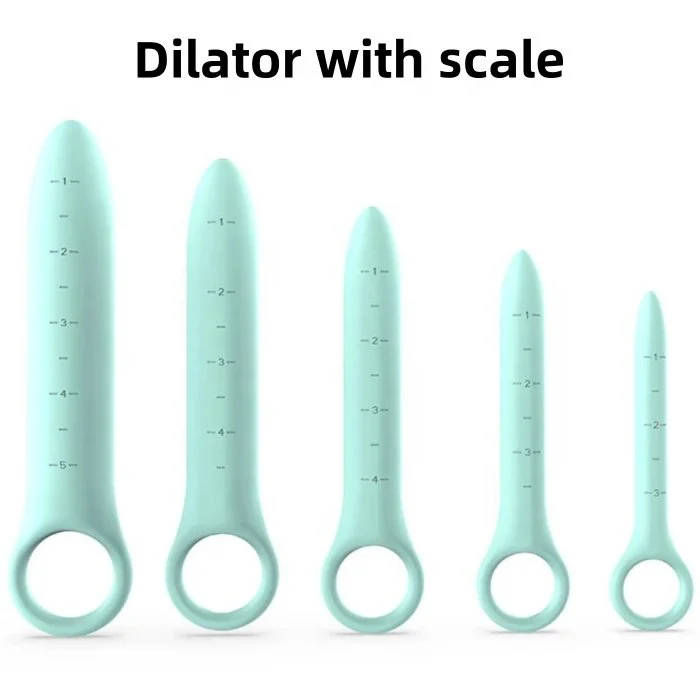 Set of 5 Silicone Anal Dilators Enjoyment with Scale Sex Toys