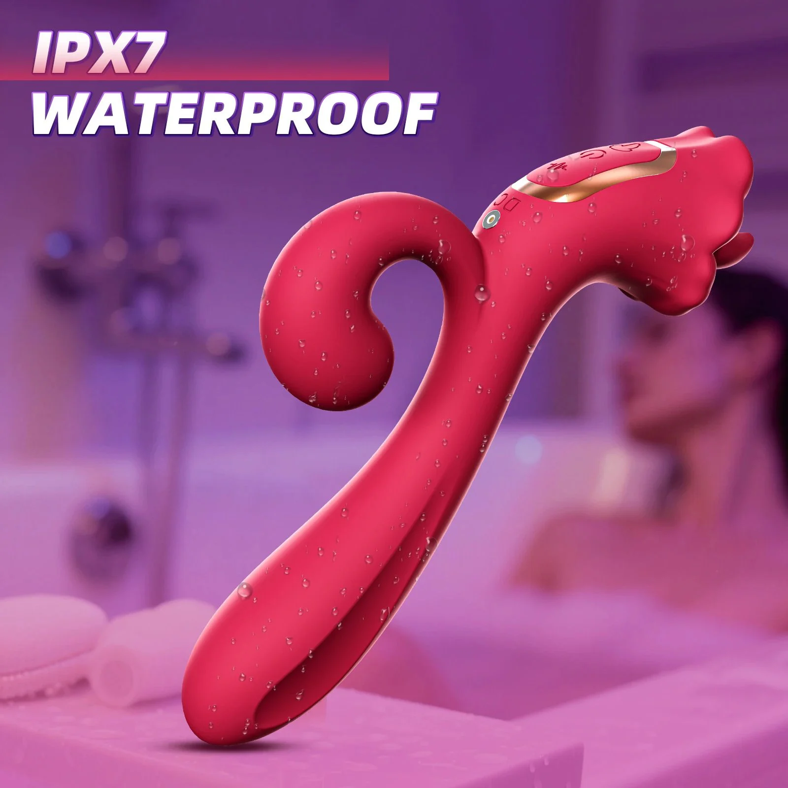 Female Tongue Licking Masturbator Vibrator for Couples Flirting Adult Sex Products
