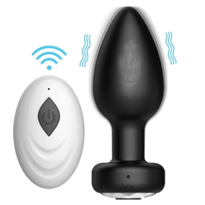 Wireless Remote Control 10 Frequency Anal Plug Vibrating Anal Beads and Massager for Anal Masturbation Enjoyment