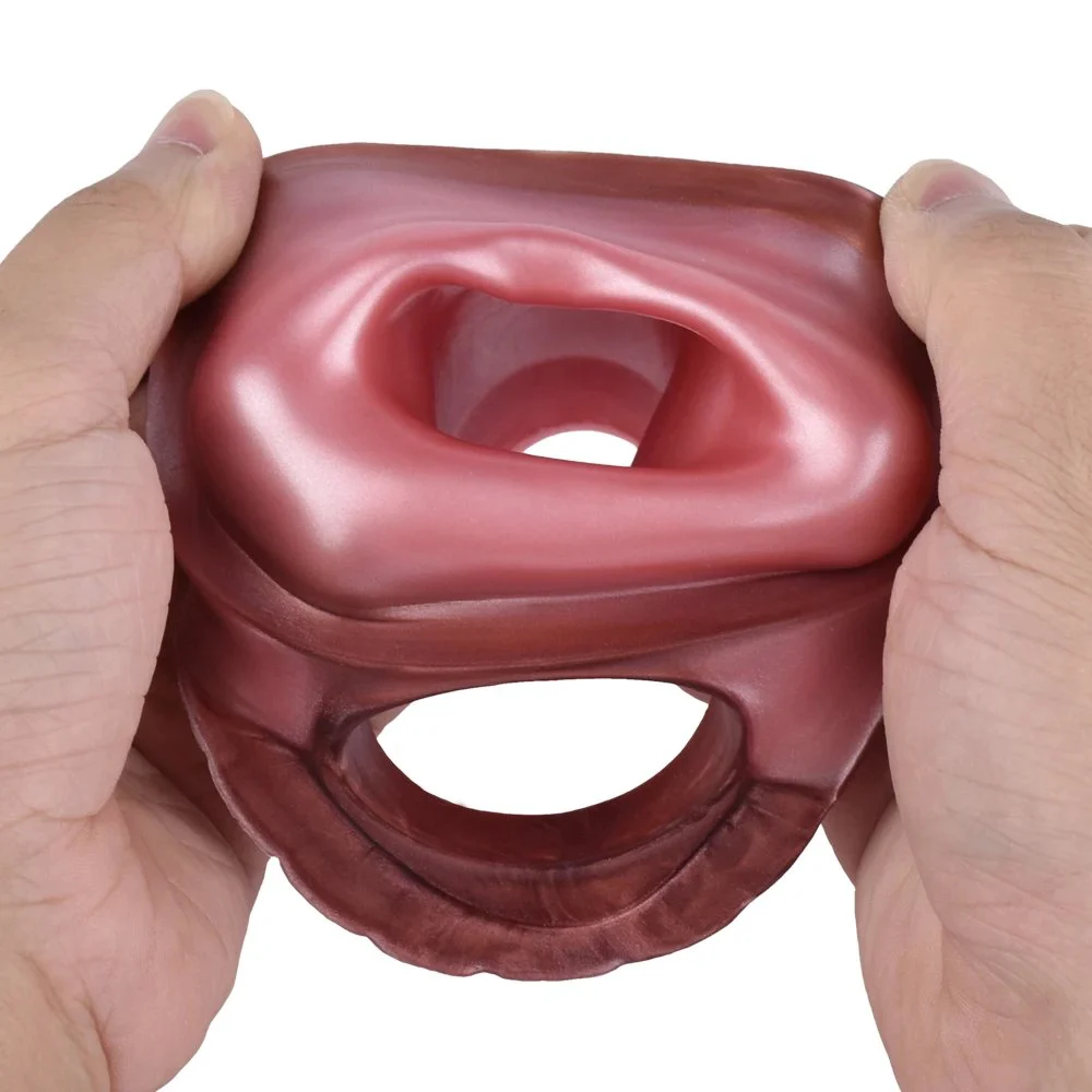 Silicone Reusable Penis Sleeve Flexible Glans Penis Enlarger Extender Delay Ejaculation Adult Sex Toys for Men