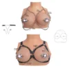 Adjustable Bondage Restraint Sex Toys Nipple Clamps with Accessories Adult Fetish Flirting Sex Toys for Man Woman Couple Game