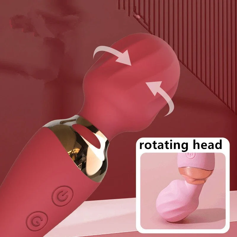 Rechargeable Multi-speed Massager Clit Stimulation G Spot AV Wand Vibrator Sex Toy Women