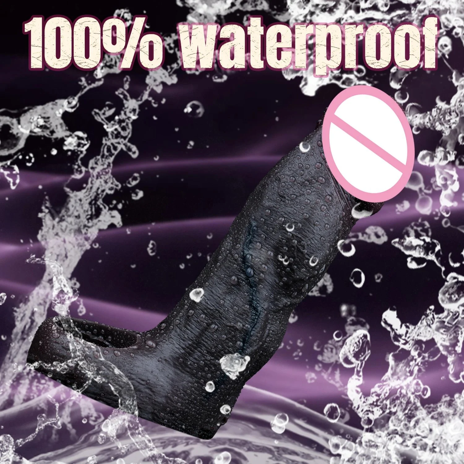 Obsidian Black Male Penis Extender Realistic Design for an Authentic Experience Intensely Stimulating Adult Toy